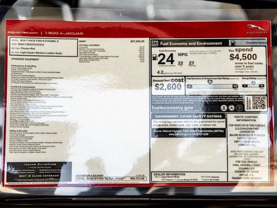 2026 Jaguar F-PACE P250 R-Dynamic S