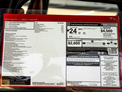 2026 Jaguar F-PACE P250 R-Dynamic S