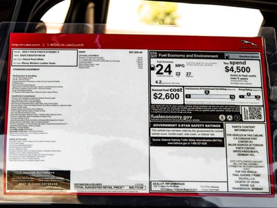 2026 Jaguar F-PACE P250 R-Dynamic S