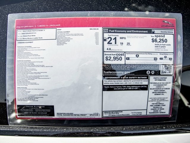 2026 Jaguar F-PACE P400 R-Dynamic S