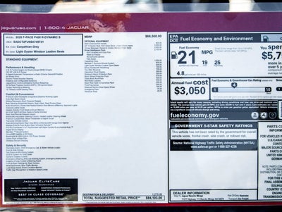 2025 Jaguar F-PACE P400 R-Dynamic S