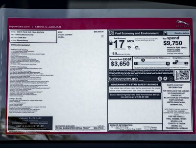 2026 Jaguar F-PACE SVR