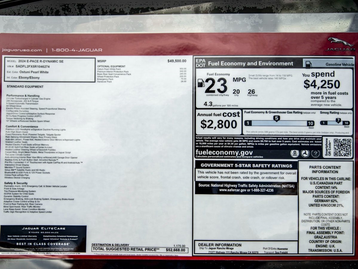 2024 Jaguar E-PACE P250