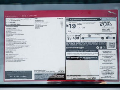 2024 Jaguar F-TYPE P450 R-Dynamic