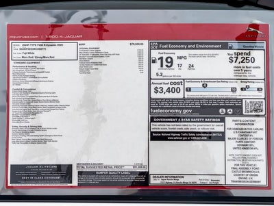 2024 Jaguar F-TYPE P450 R-Dynamic