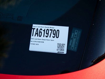 2026 Land Rover Range Rover Sport Dynamic SE