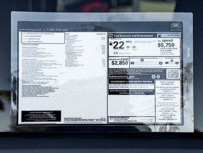 2026 Land Rover Range Rover Sport Dynamic SE