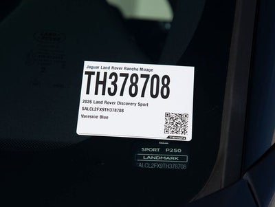 2026 Land Rover Discovery Sport Landmark