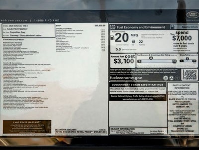 2026 Land Rover Defender 110 X