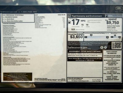 2026 Land Rover Defender 110 OCTA Black