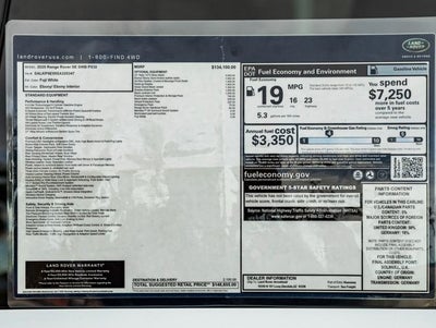 2025 Land Rover Range Rover SE