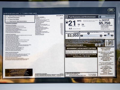 2025 Land Rover Range Rover SE