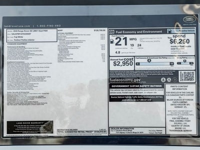 2026 Land Rover Range Rover SE LWB