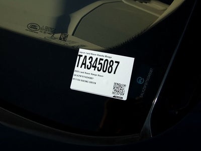 2026 Land Rover Range Rover SV