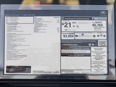 2025 Land Rover Discovery S