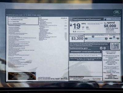 2026 Land Rover Discovery Gemini Edition