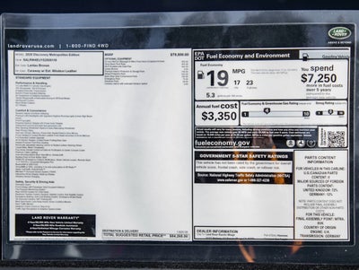 2025 Land Rover Discovery Metropolitan Edition