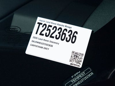 2026 Land Rover Discovery Tempest Edition