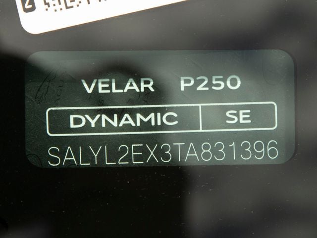 2026 Land Rover Range Rover Velar Dynamic SE