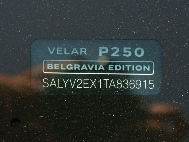 2026 Land Rover Range Rover Velar P250 Base