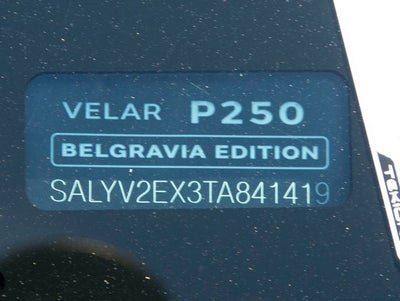 2026 Land Rover Range Rover Velar P250 Base
