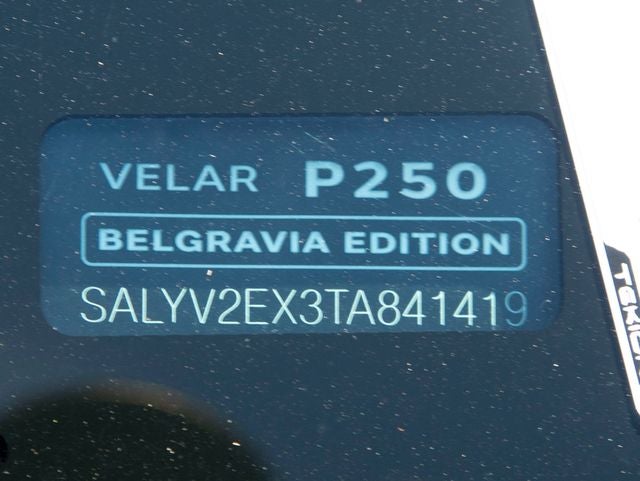 2026 Land Rover Range Rover Velar P250 Base