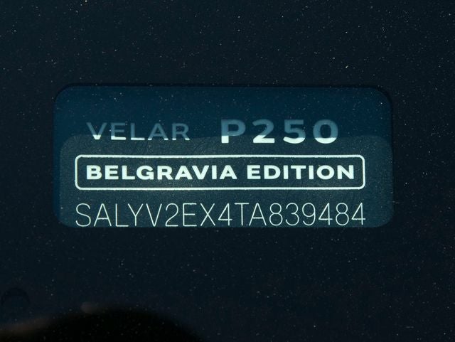 2026 Land Rover Range Rover Velar P250 Base