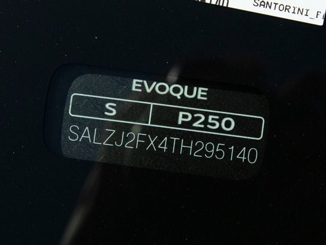 2026 Land Rover Range Rover Evoque S