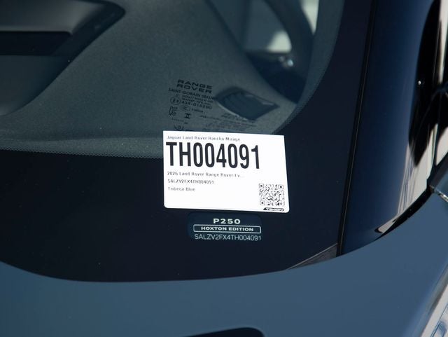 2026 Land Rover Range Rover Evoque Hoxton Edition