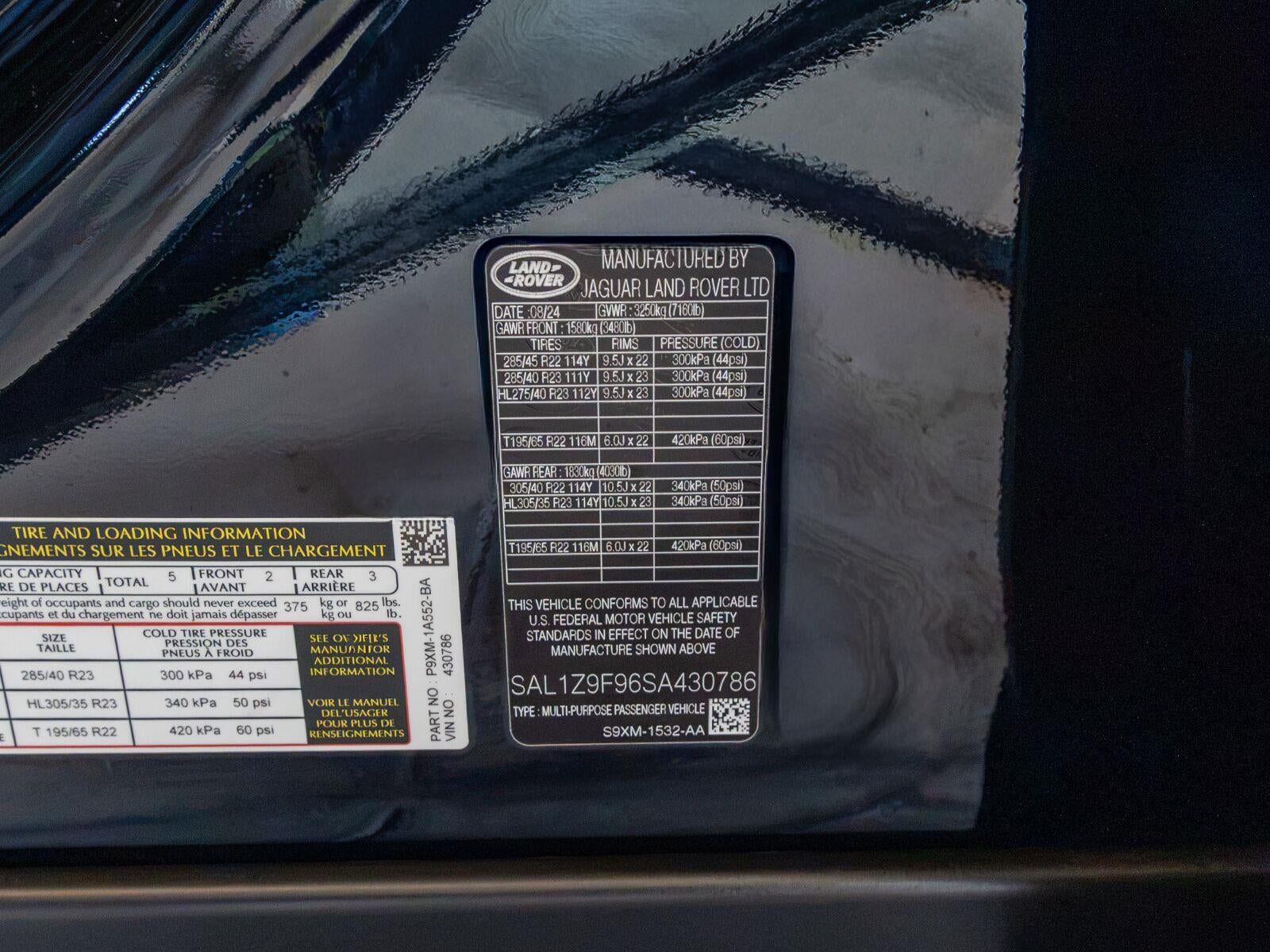 2025 Land Rover Range Rover Sport Urban Xrs P635 SV Edition Two