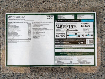 2026 Bentley Flying Spur Core