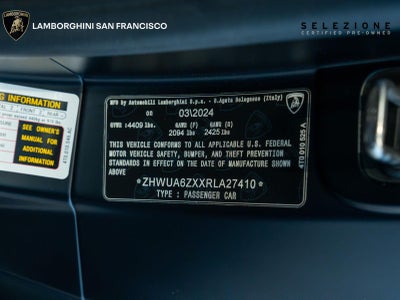 2024 Lamborghini Huracan STO