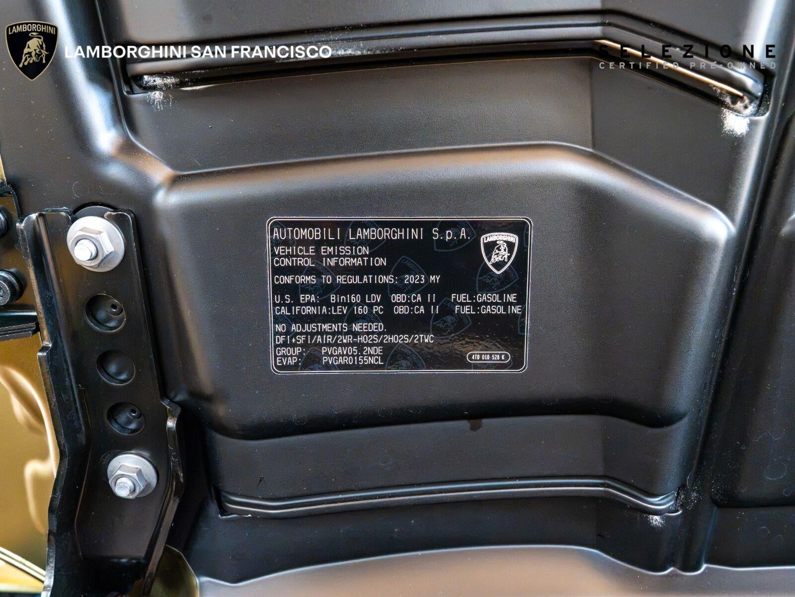 2023 Lamborghini Huracan EVO Spyder RWD