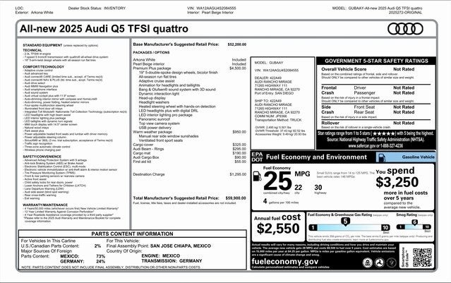 2025 Audi Q5 Premium Plus quattro
