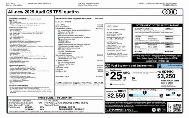 2025 Audi Q5 Premium Plus