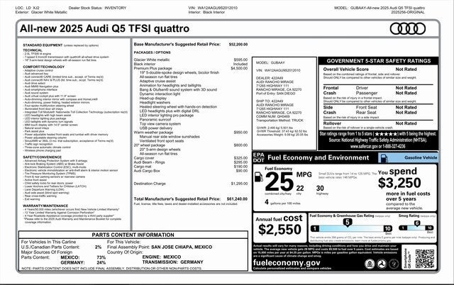 2025 Audi Q5 Premium Plus quattro