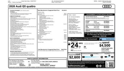 2026 Audi Q5 2.0T Premium Plus quattro