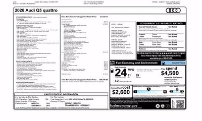 2026 Audi Q5 2.0T Prestige quattro