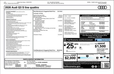 2026 Audi Q3 S line quattro