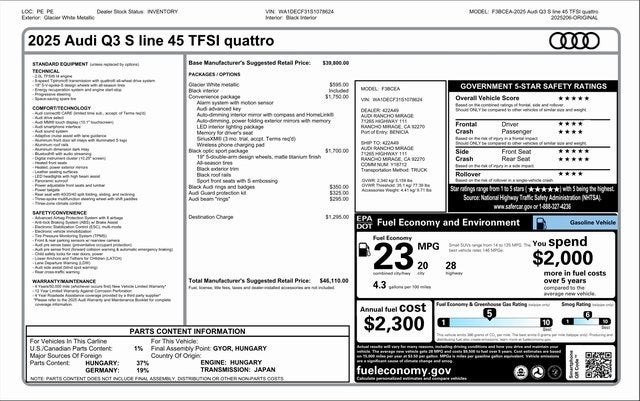 2025 Audi Q3 S Line quattro