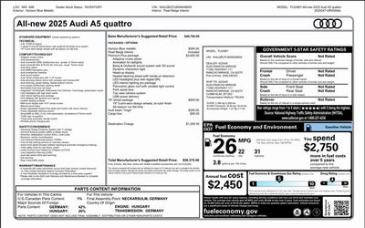 2025 Audi A5 Premium Plus