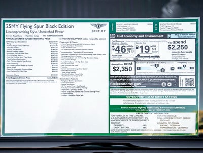 2025 Bentley Flying Spur Black Edition