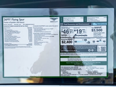 2026 Bentley Flying Spur Base