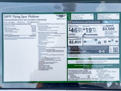 2026 Bentley Flying Spur Mulliner