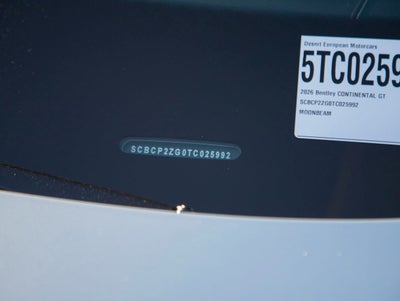 2026 Bentley Continental GT Base