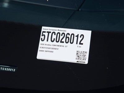 2026 Bentley Continental GT Base