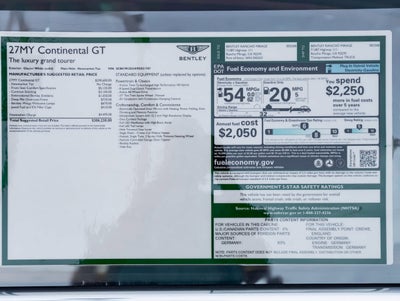 2027 Bentley Continental GT Base
