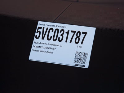 2027 Bentley Continental GT Base