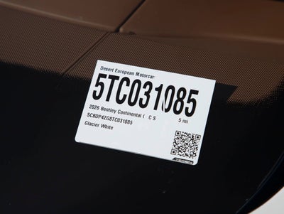 2026 Bentley Continental GTC S