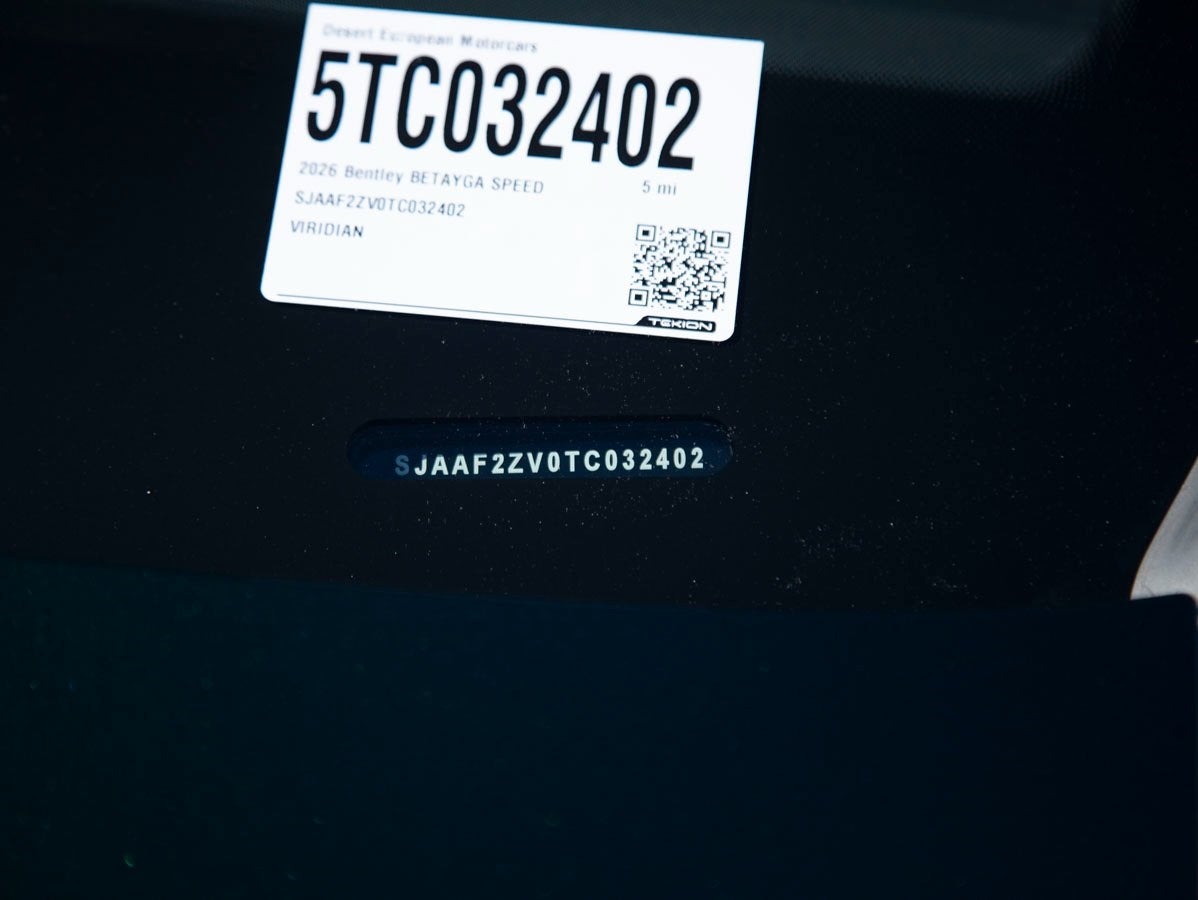 2026 Bentley Bentayga Speed